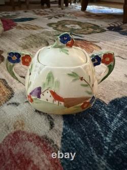 Antique W. H. Grindley England Art Deco Hand Painted Cottage China Set 50 piece