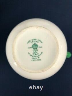 Art Deco Crown Staffordshire fine bone china tea set / service England c. 1930+