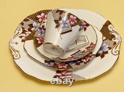 Art Deco Salisbury Brontz English Bone China Tea Set 18 Pieces c1937+