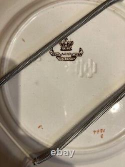 Ashworth Real Ironstone China Imari Colors Plates Set Of 6 8 1/2