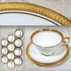 Aynsley Elizabeth 11 Tea Cup Set 7947 Fine English Bone China Gold Trim England