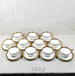Aynsley Elizabeth 11 Tea Cup Set 7947 Fine English Bone China Gold Trim England