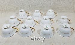 Aynsley Elizabeth 11 Tea Cup Set 7947 Fine English Bone China Gold Trim England