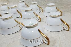 Aynsley Elizabeth 11 Tea Cup Set 7947 Fine English Bone China Gold Trim England