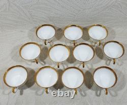 Aynsley Elizabeth 11 Tea Cup Set 7947 Fine English Bone China Gold Trim England