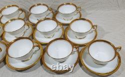 Aynsley Elizabeth 11 Tea Cup Set 7947 Fine English Bone China Gold Trim England