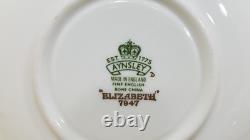 Aynsley Elizabeth 11 Tea Cup Set 7947 Fine English Bone China Gold Trim England