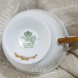 Aynsley Elizabeth 11 Tea Cup Set 7947 Fine English Bone China Gold Trim England