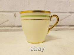 Aynsley England Bone China Davis Collamore Set of 8 Cups & Saucers with Floral Dec