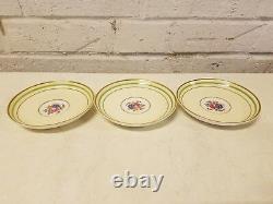 Aynsley England Bone China Davis Collamore Set of 8 Cups & Saucers with Floral Dec