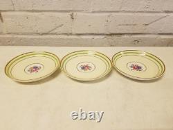 Aynsley England Bone China Davis Collamore Set of 8 Cups & Saucers with Floral Dec