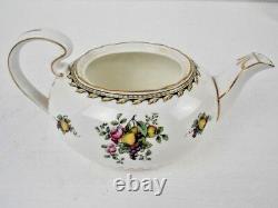 Aynsley England Scarce Peony/Fruit Design 22 Piece Fine China Early 1900 Tea Set