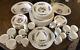 Aynsley Famille Rose China Huge Set w Place Settings & Serving Pieces England