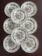 Aynsley Pembroke Bone China 6.5 Gold Rim Bread Plates Set 8 UNUSED NOS