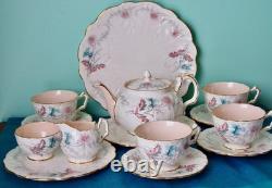 Aynsley Tea Set WAYSIDE Art Deco Bone China 1930s England