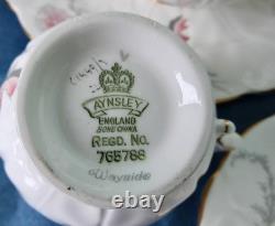 Aynsley Tea Set WAYSIDE Art Deco Bone China 1930s England
