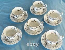 Beautiful Royal Albert Brigadoon Dinnerware Settings For 6 Made in England