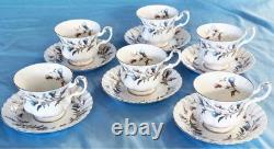 Beautiful Royal Albert Brigadoon Dinnerware Settings For 6 Made in England