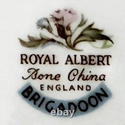 Beautiful Royal Albert Brigadoon Dinnerware Settings For 6 Made in England
