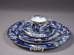 Blue Mikado Royal Crown Derby Dinner Set Plate Coffee Tea cup Bone china England