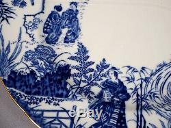 Blue Mikado Royal Crown Derby Dinner Set Plate for 8 Bone china England
