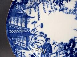 Blue Mikado Royal Crown Derby Dinner Set for 8 Plates Bone china England