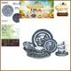 Blue Willow 20 Piece Dinnerware Set Plates Bowls Cups Saucers Made in England