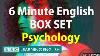 Box Set 6 Minute English Psychology English Mega Class Thirty Minutes Of New Vocabulary