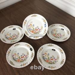 Brand NEW withsticker Aynsley Cottage Garden Bone China Set of 5 Bread Plates