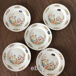 Brand NEW withsticker Aynsley Cottage Garden Bone China Set of 5 Bread Plates