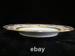 COALPORT Gold Gilt SNOWFLAKE Garland Fine China 10 1/4 Dinner Plate Set of 6