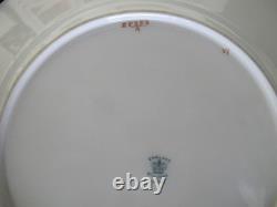 COALPORT Gold Gilt SNOWFLAKE Garland Fine China 10 1/4 Dinner Plate Set of 6