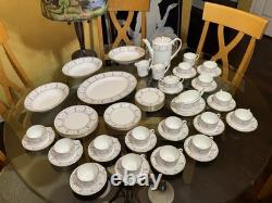 COALPORT MISTRAL COFFEE & TEA BONE CHINA SET WithMANY EXTRAS MADE IN ENGLAND, NEW