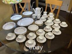 COALPORT MISTRAL COFFEE & TEA BONE CHINA SET WithMANY EXTRAS MADE IN ENGLAND, NEW