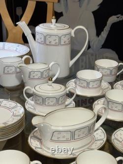 COALPORT MISTRAL COFFEE & TEA BONE CHINA SET WithMANY EXTRAS MADE IN ENGLAND, NEW