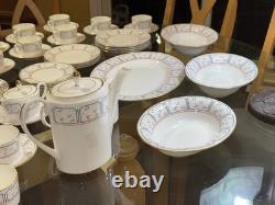 COALPORT MISTRAL COFFEE & TEA BONE CHINA SET WithMANY EXTRAS MADE IN ENGLAND, NEW