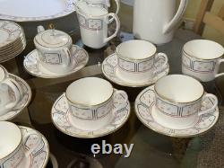 COALPORT MISTRAL COFFEE & TEA BONE CHINA SET WithMANY EXTRAS MADE IN ENGLAND, NEW
