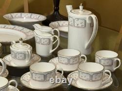 COALPORT MISTRAL COFFEE & TEA BONE CHINA SET WithMANY EXTRAS MADE IN ENGLAND, NEW