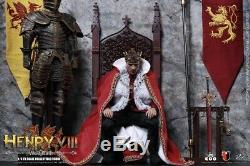 COOMODEL EMPIRES KING of England HENRY VIII WOLF HALL VERSION DISPLAY SET 1/6