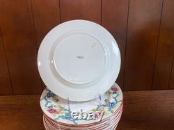 Ca. 1930s ROYAL CAULDON bone china dinnerware, cups set, 48pcs, gorgeous