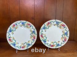 Ca. 1930s ROYAL CAULDON bone china dinnerware, cups set, 48pcs, gorgeous