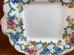 Ca. 1930s ROYAL CAULDON bone china dinnerware, cups set, 48pcs, gorgeous