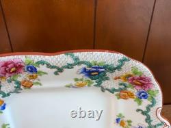 Ca. 1930s ROYAL CAULDON bone china dinnerware, cups set, 48pcs, gorgeous