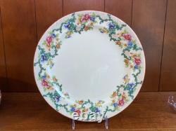 Ca. 1930s ROYAL CAULDON bone china dinnerware, cups set, 48pcs, gorgeous