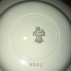 Churchill England Fine China Plate And Saucer Set Of 4 Each 8 Total