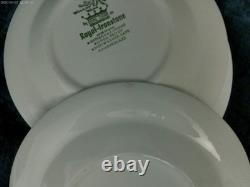 Churchill, Royal Blue Willow Massive 42 Piece China Set