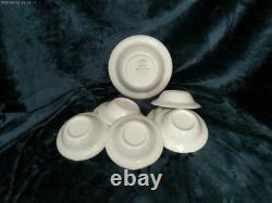 Churchill, Royal Blue Willow Massive 42 Piece China Set