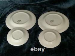 Churchill, Royal Blue Willow Massive 42 Piece China Set