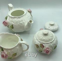 Coalport Bone China England Tea Set/ Teapot, Sugar Bowl, Creamer