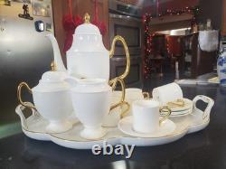 Coalport Bone China Made In England Est. 1750 Coffee/Teapot 16 Piece Set